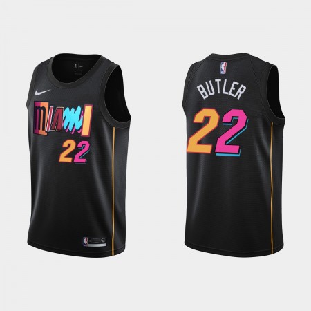 Maillot Basket Miami Heat Jimmy Butler 22 Nike 2021-22 City Edition Swingman - Homme